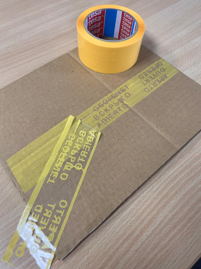 64007 cinta de precinto inviolable antirrobo